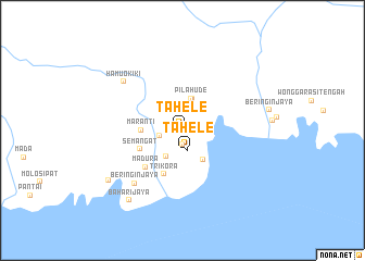 map of Tahele