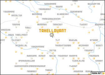 map of Tahellouant