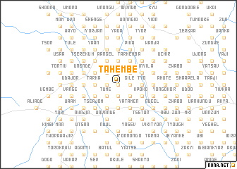 map of Tahembe