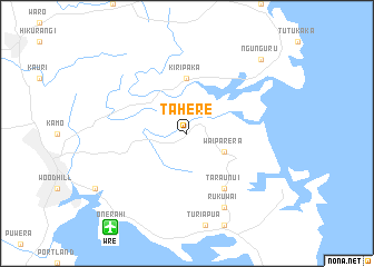 map of Tahere