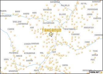 map of Tahgānūn