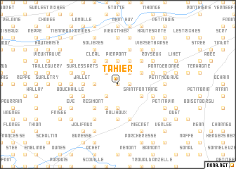 map of Tahier