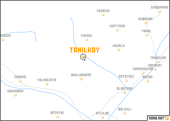 map of Tahılköy