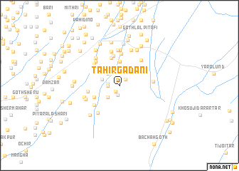 map of Tāhir Gadāni
