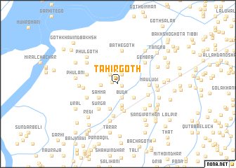 map of Tāhir Goth