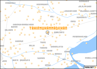 map of Tāhir Muhammad Khān
