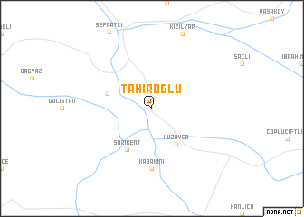 map of Tahiroğlu