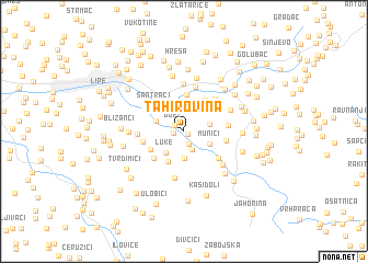 map of Tahirovina