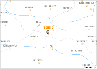 map of Tahir