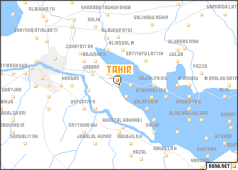 map of Ţāhir