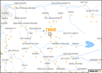 map of Ţāhir