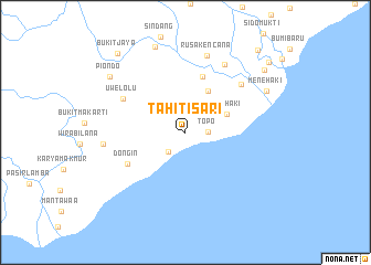 map of Tahitisari