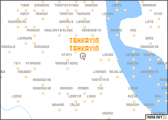 map of Tahkayin