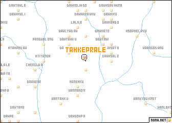 map of Ta-hkè-pra-lè