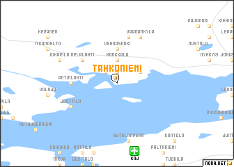 map of Tahkoniemi