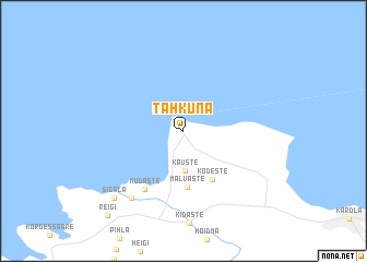 map of Tahkuna