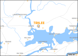 map of Tahlee