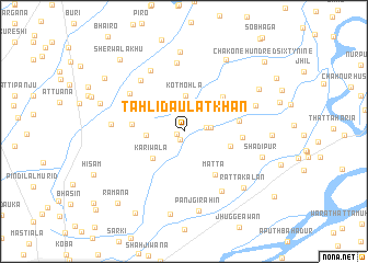 map of Tahli Daulat Khān