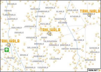 map of Tāhliwāla