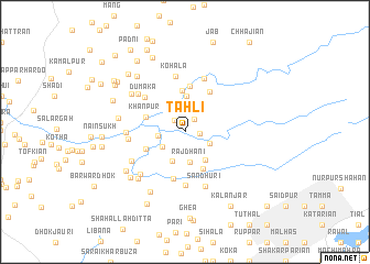 map of Tāhli