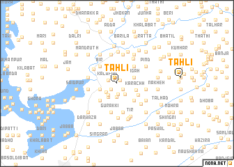 map of Tāhli