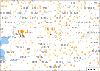 map of Tāhli