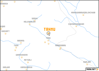 map of Tāhmū