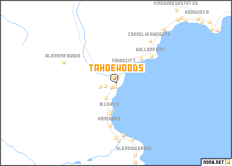 map of Tahoe Woods