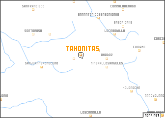 map of Tahonitas