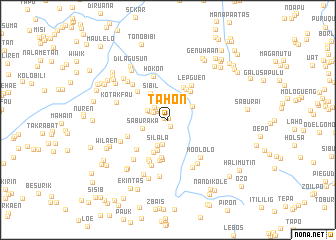 map of Tahon