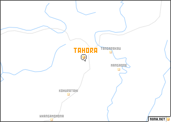 map of Tahora