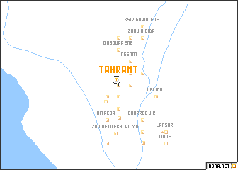 map of Tahramt