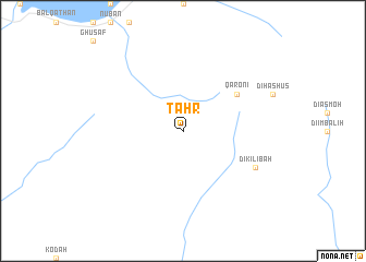 map of Tahr