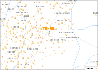 map of Tahsīl