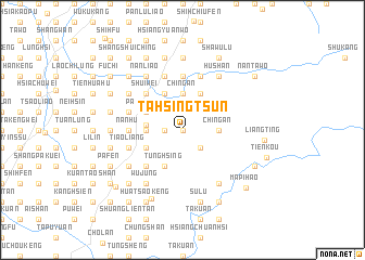 map of Ta-hsing-ts\