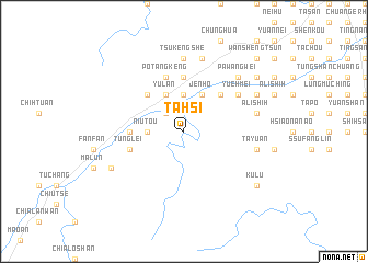 map of Ta-hsi