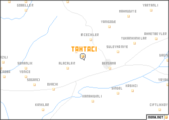 map of Tahtacı