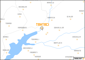 map of Tahtacı