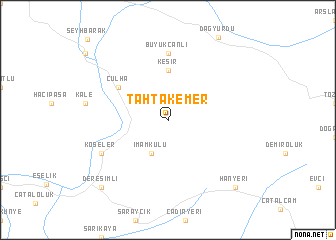 map of Tahtakemer