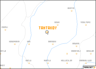 map of Tahtaköy