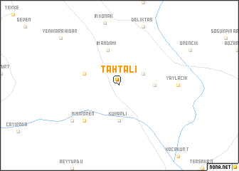 map of Tahtalı
