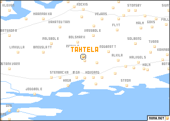 map of Tähtelä