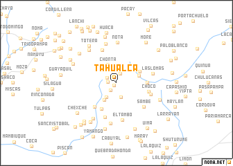 map of Tahualca