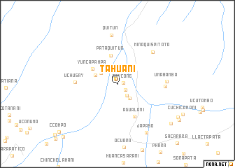 map of Tahuani