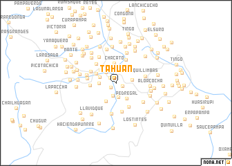 map of Tahuan