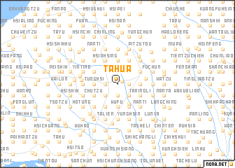 map of Ta-hua