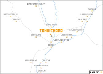 map of Tahuichapa