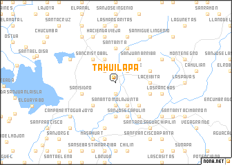map of Tahuilapa