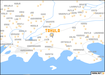 map of Tahula