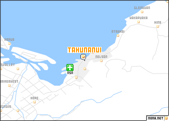 map of Tahunanui